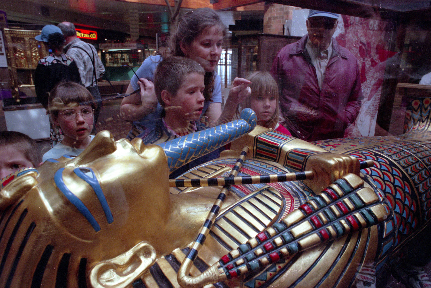 King Tut exhibit at Rimrock Mall, 1998